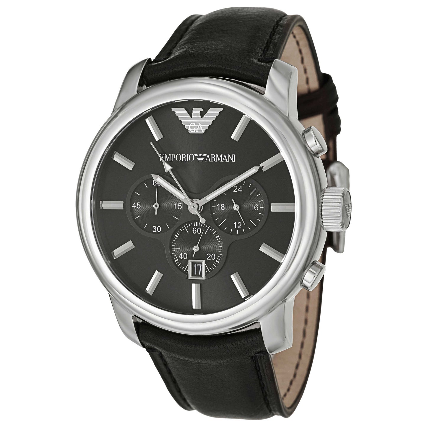 Front view of Emporio Armani Classic Men's Quartz Watch AR0431