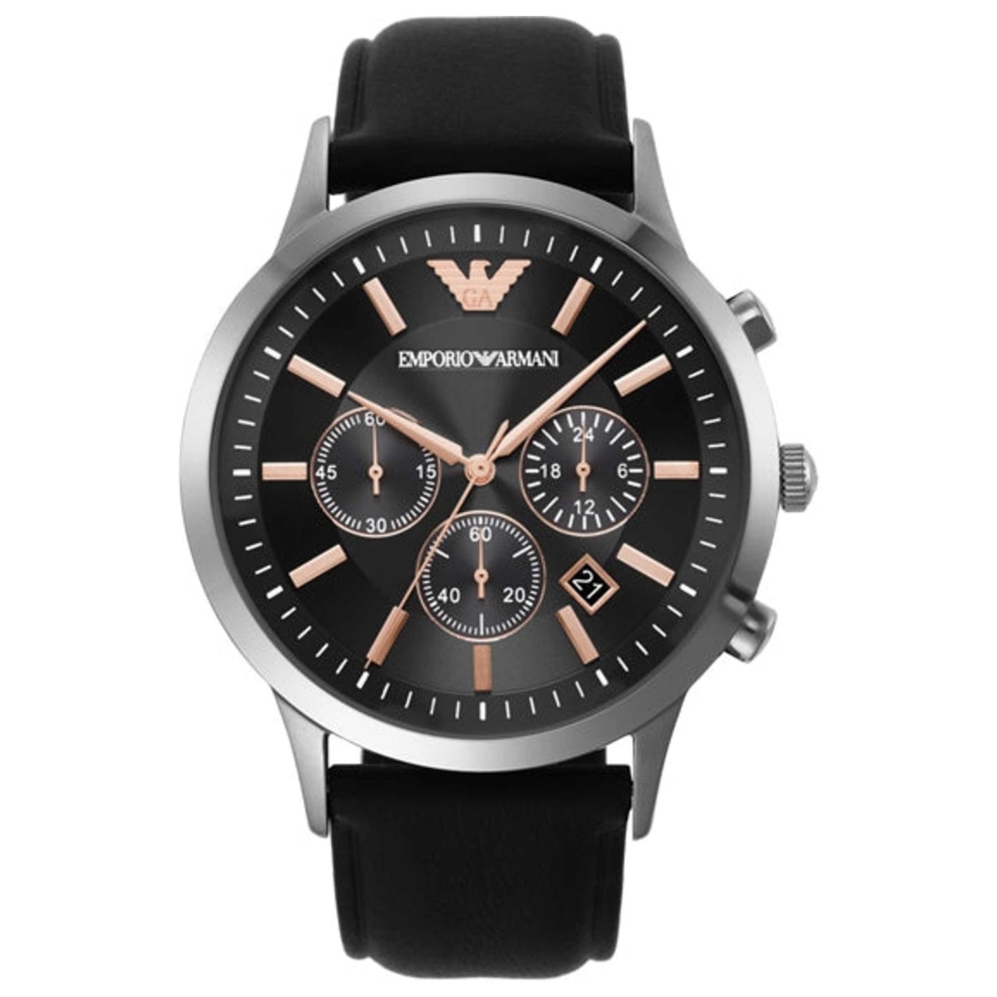 Front view of Emporio Armani Giovanni Men's Quartz Watch AR11431