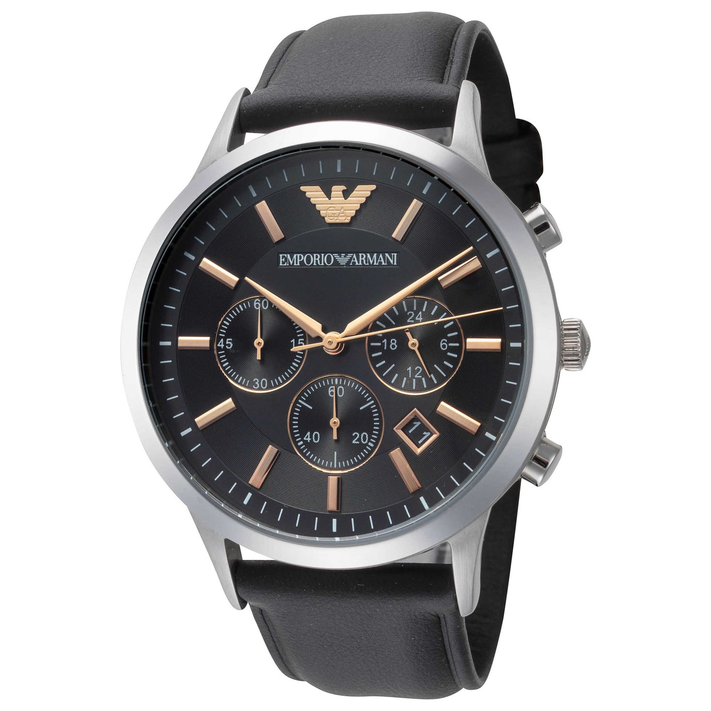 Front view of Emporio Armani Giovanni Men's Quartz Watch AR11431