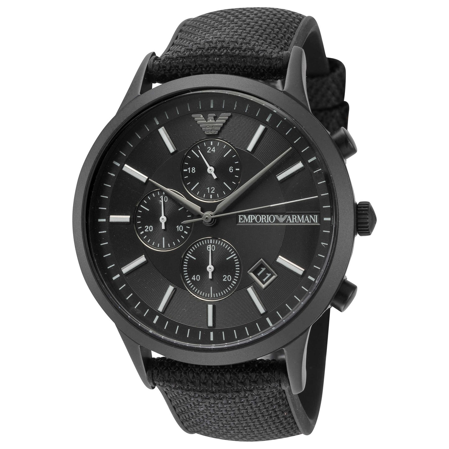 Front view of Emporio Armani Renato Men's Quartz Watch AR11457