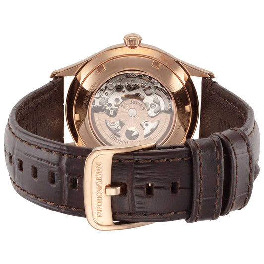 Back view of Emporio Armani Dress Men's Automatic Watch AR1920