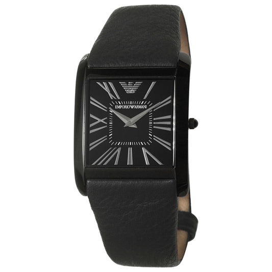 Front view of Emporio Armani Super Slim Men's Quartz Watch AR2027
