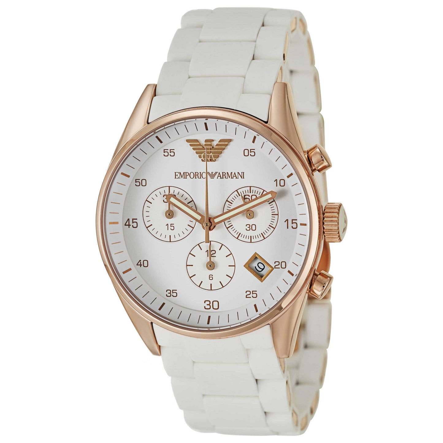 Front view of Emporio Armani Sportivo Women's Quartz Watch AR5920