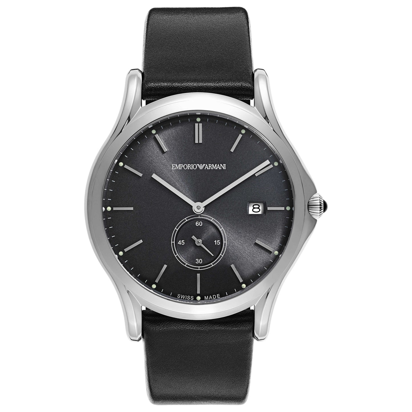 Front view of Emporio Armani Classic Men's Swiss Quartz (Battery-Powered) Watch ARS1000