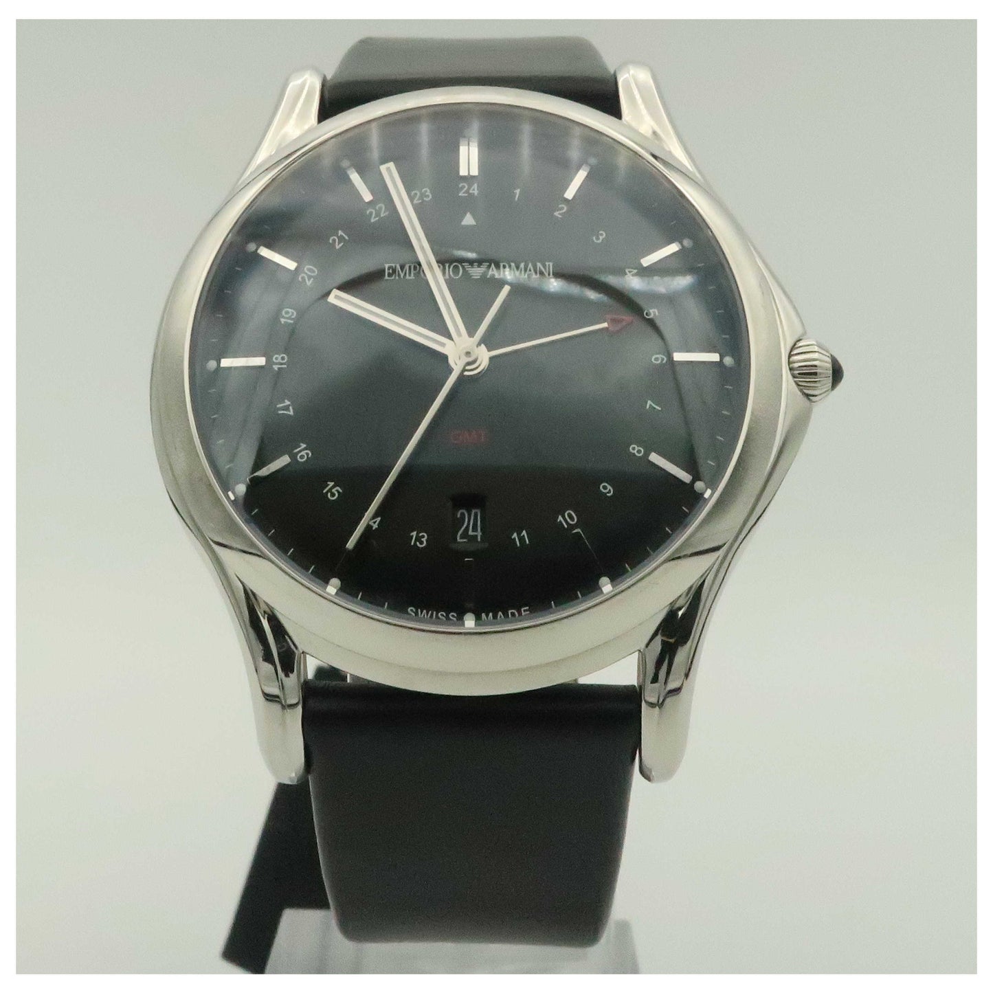 Front view of Emporio Armani Classic Men's Swiss Quartz (Battery-Powered) Watch ARS1100-PO2