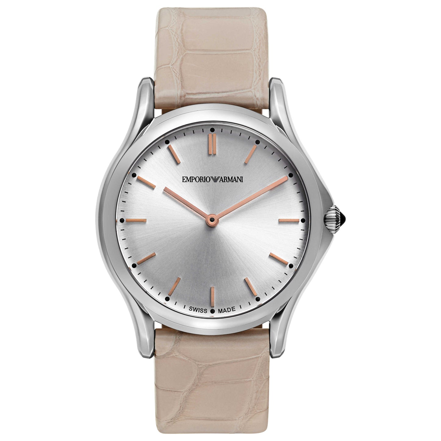 Front view of Emporio Armani Classic Unisex Swiss Quartz (Battery-Powered) Watch ARS2010