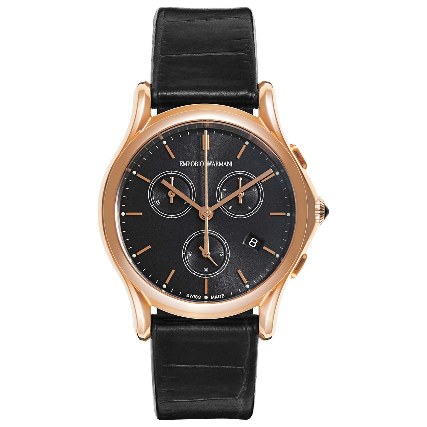 Front view of Emporio Armani Classic Unisex Swiss Quartz (Battery-Powered) Watch ARS6004