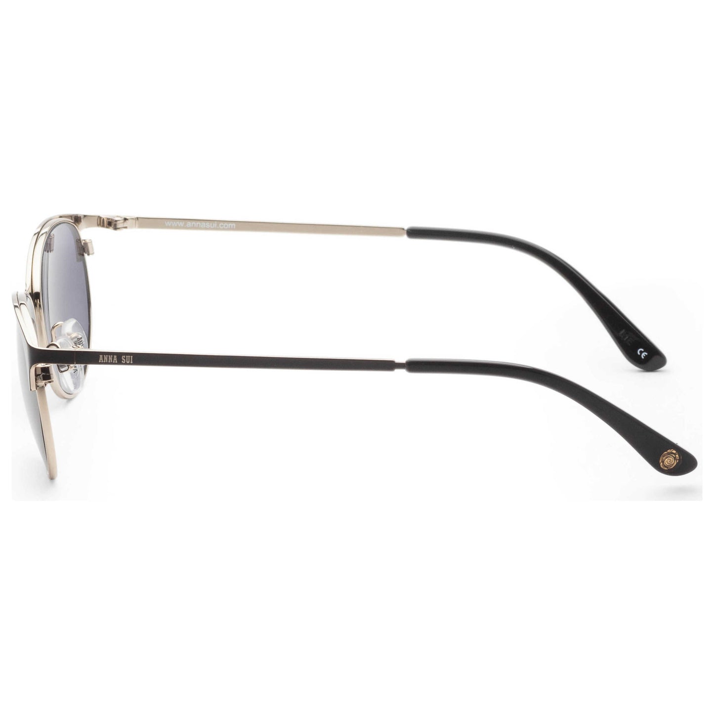 Left view of Anna Sui Women's Sunglasses AS263-1A-001-53