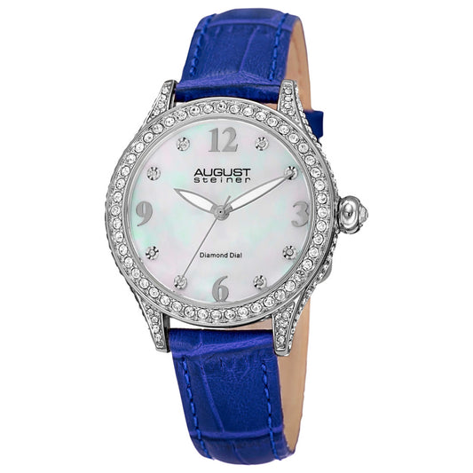 Front view of August Steiner Classic Women's Quartz Watch AS8188BU