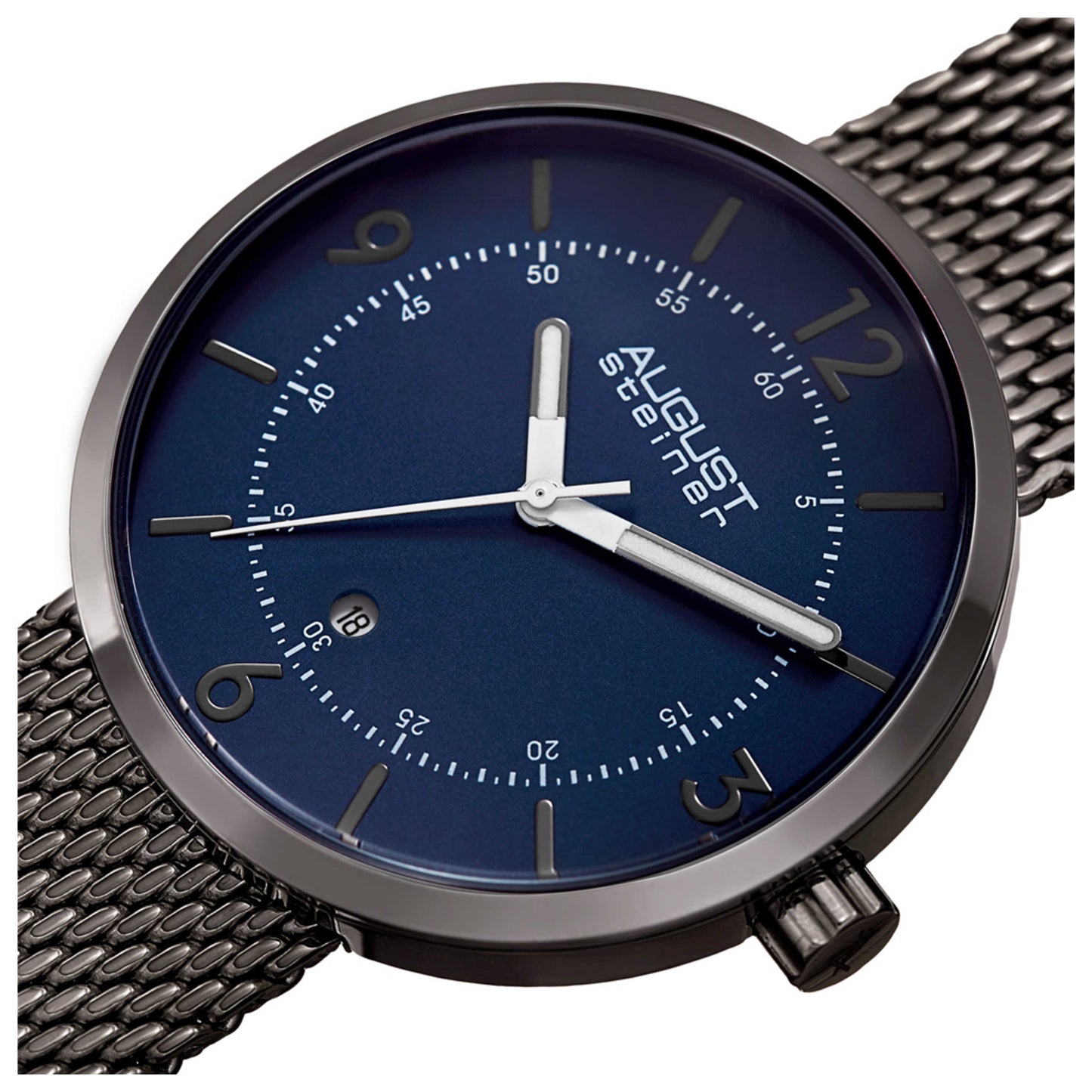 August Steiner Men's Quartz Watch AS8204GNBU - Image #5