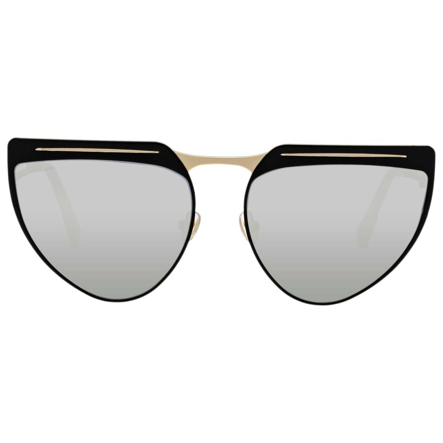 Back view of Irresistor Astro Cat Women's Sunglasses ASTRO-CAT-BLKGD-S0210