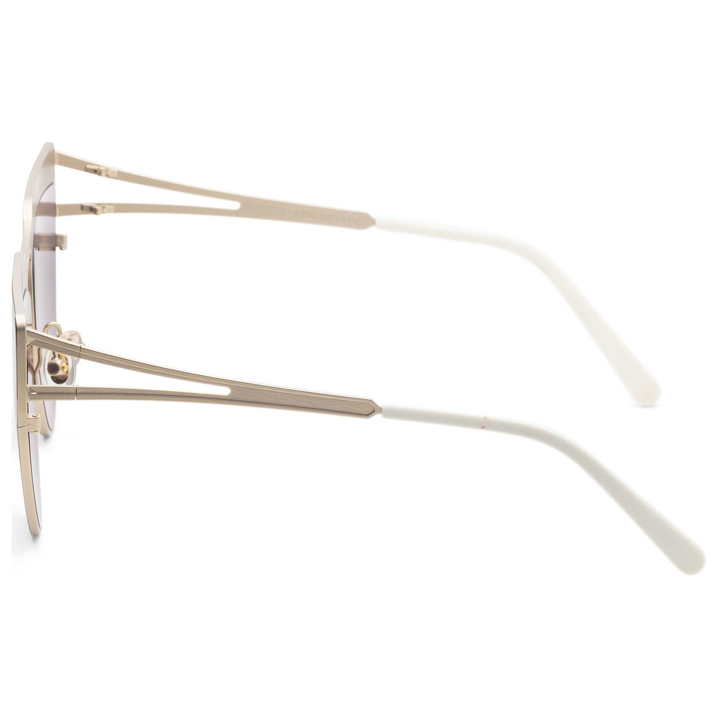 Left view of Irresistor Astro Cat Women's Sunglasses ASTRO-CAT-BLKGD-S0210