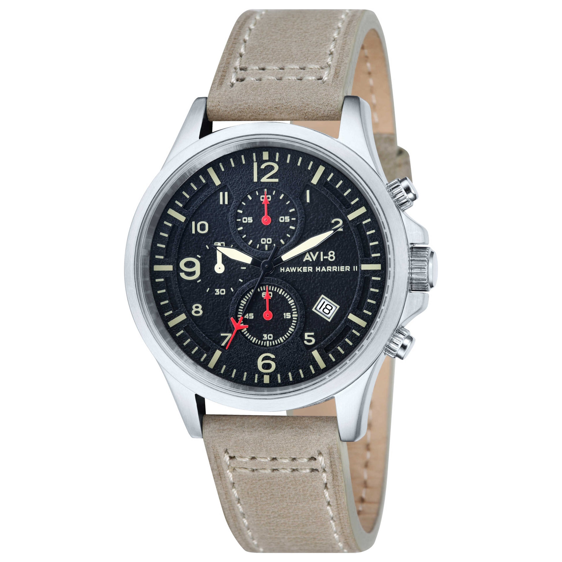 Front view of AVI-8 Hawker Men's Quartz Watch AV-4001-03