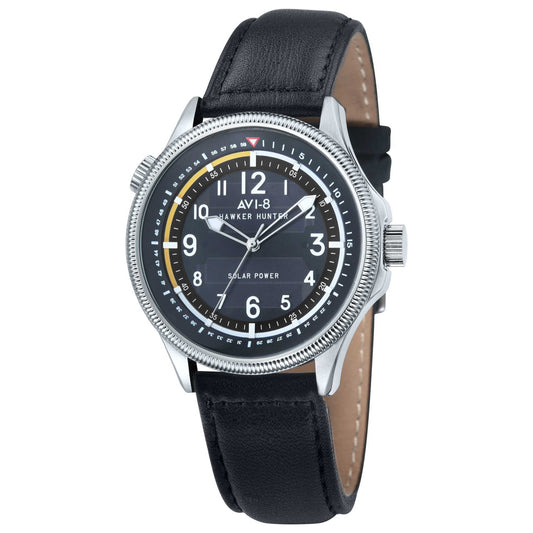 Front view of AVI-8 Hawker Men's Solar Powered Quartz Watch AV-4018-01