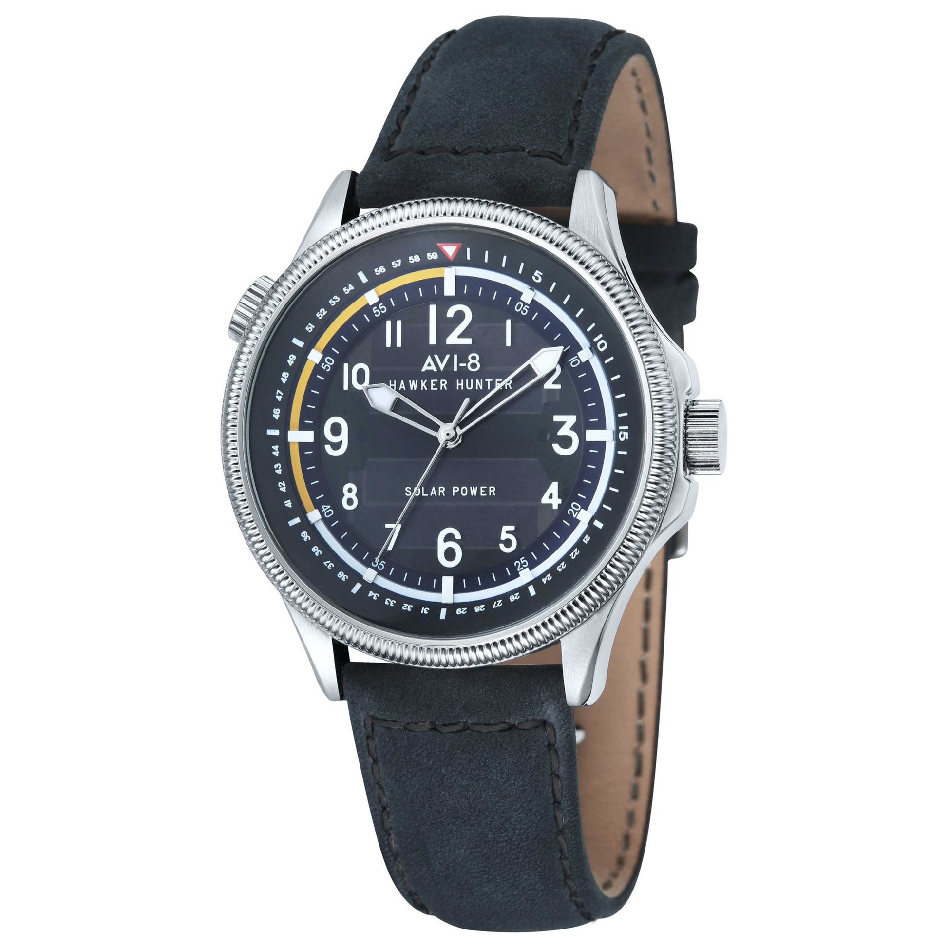 Front view of AVI-8 Hawker Men's Solar Powered Quartz Watch AV-4018-03
