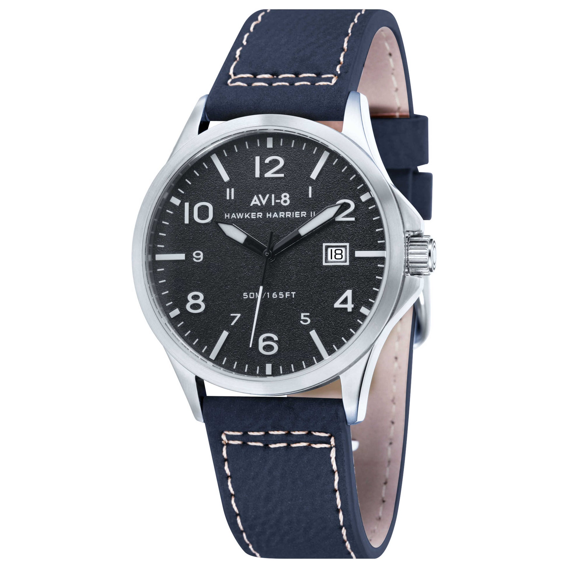 Front view of AVI-8 Hawker Men's Japanese Quartz (Battery-Powered) Watch AV-4019-07