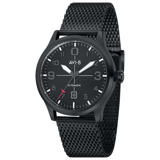 Front view of AVI-8 Flyboy Men's Automatic Watch AV-4021-44