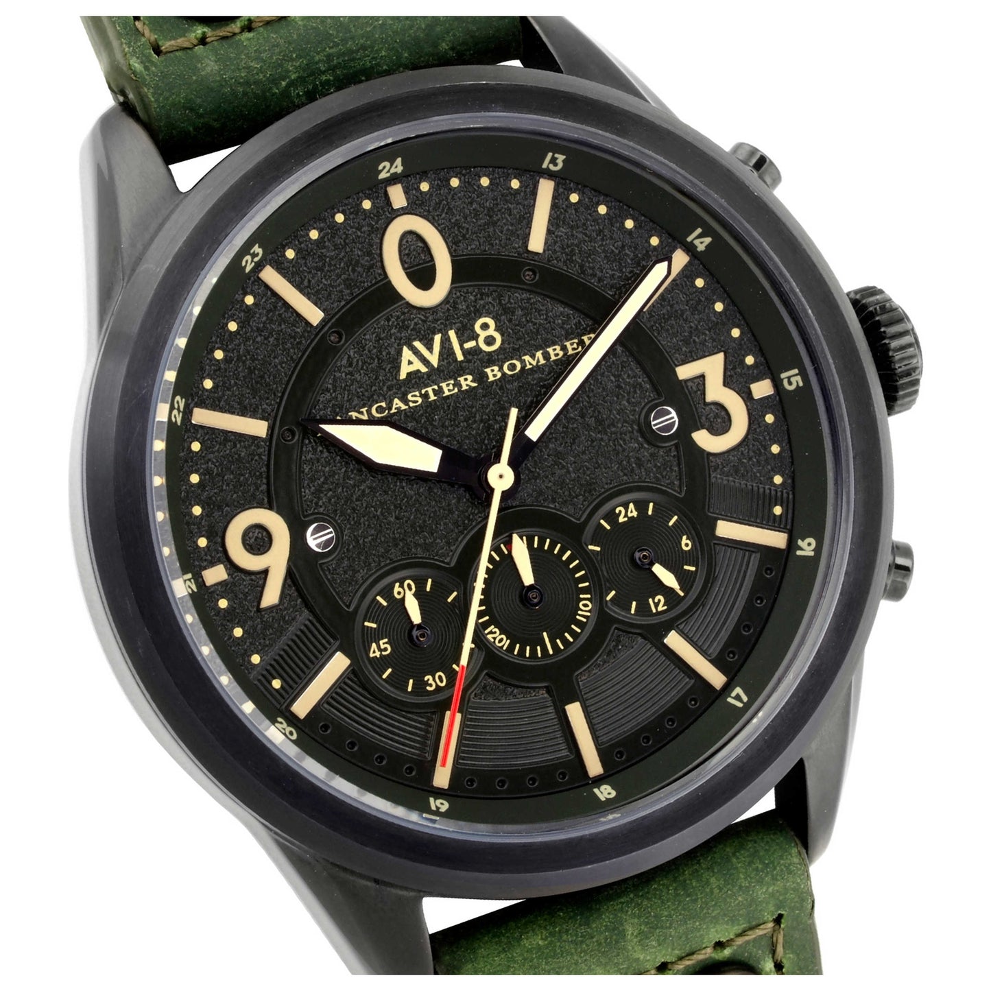 AVI-8 Lancaster Bomber Men's Japanese Quartz (Battery-Powered) Watch AV-4024-04 - Image #3
