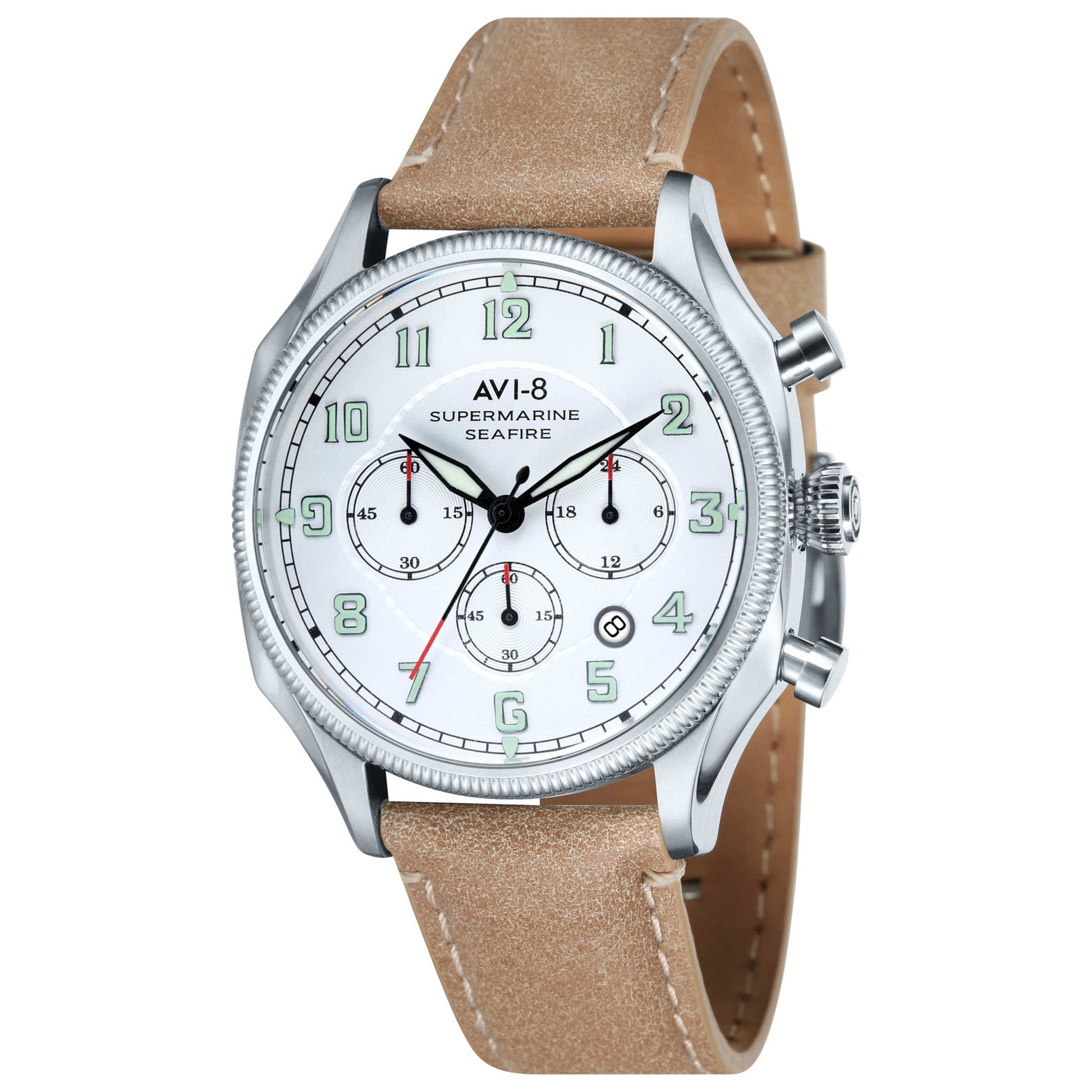Front view of AVI-8 Supermarine Men's Quartz Watch AV-4025-01J