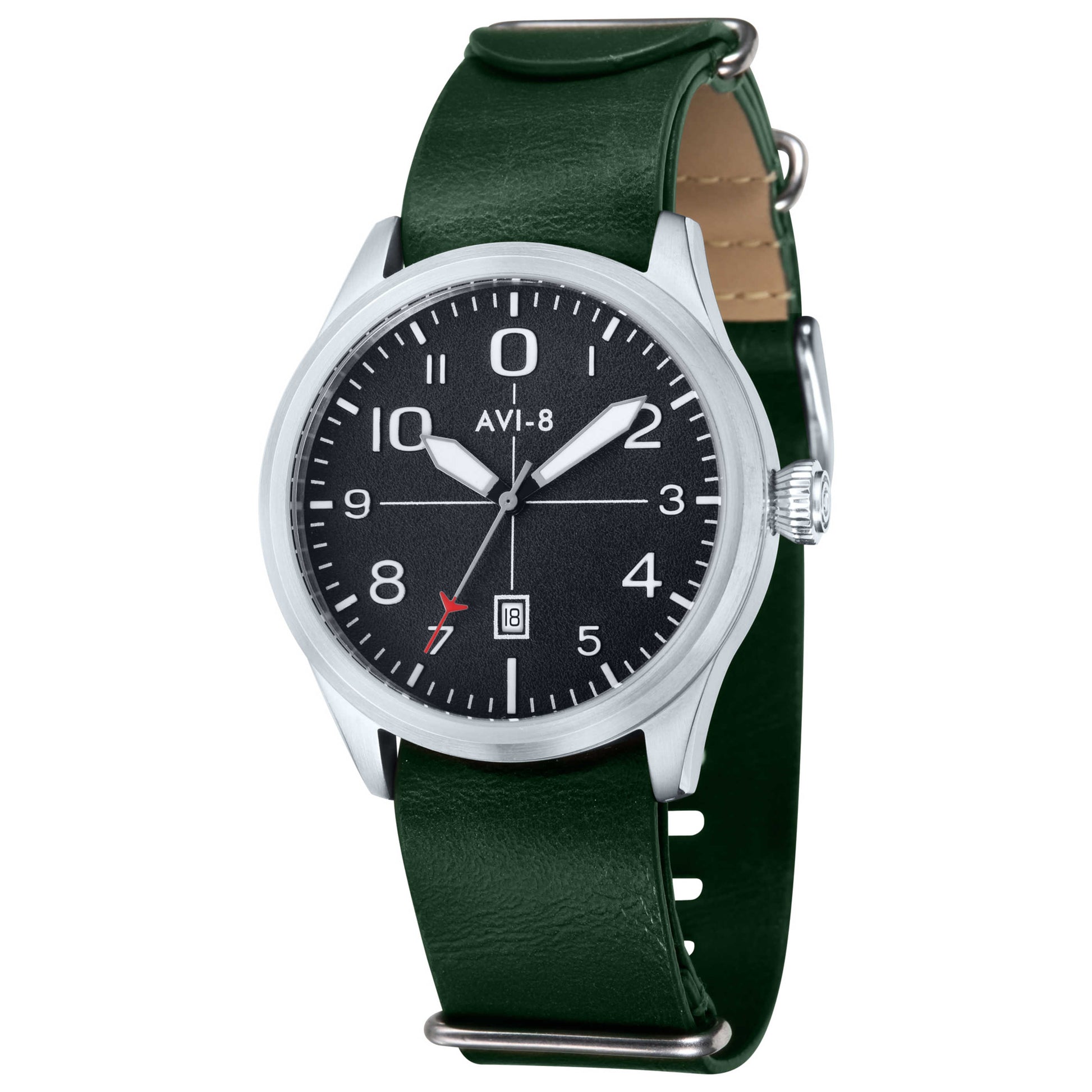 Front view of AVI-8 Flyboy Men's Quartz Watch AV-4028-06