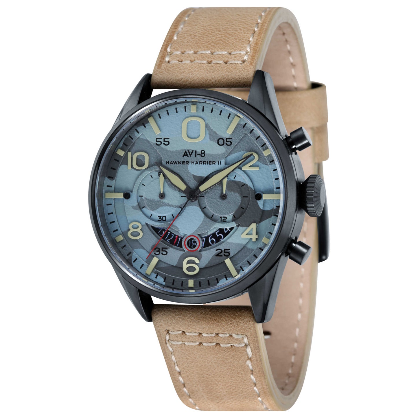 Front view of AVI-8 Hawker Men's Quartz Watch AV-4031-09