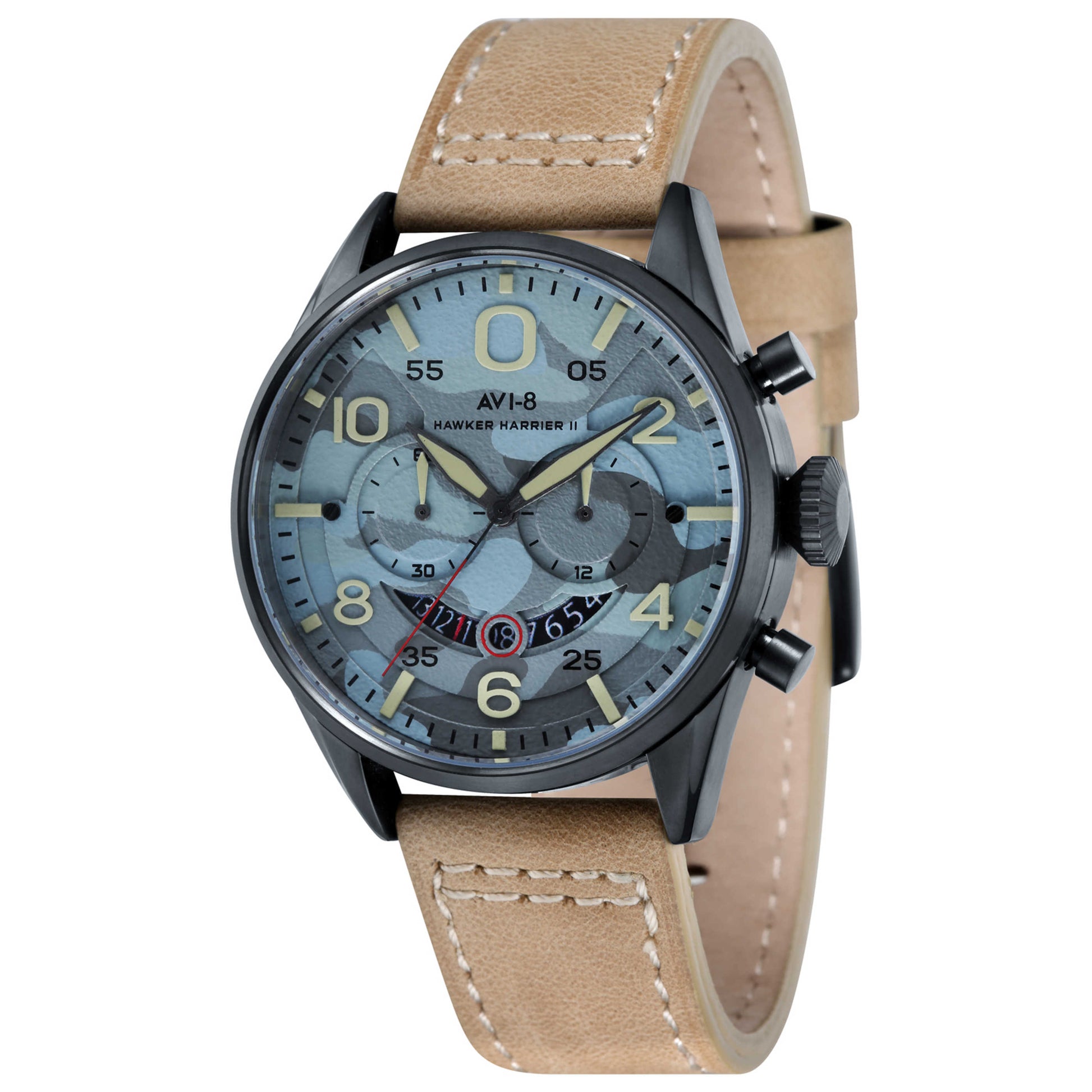 Front view of AVI-8 Hawker Men's Quartz Watch AV-4031-09