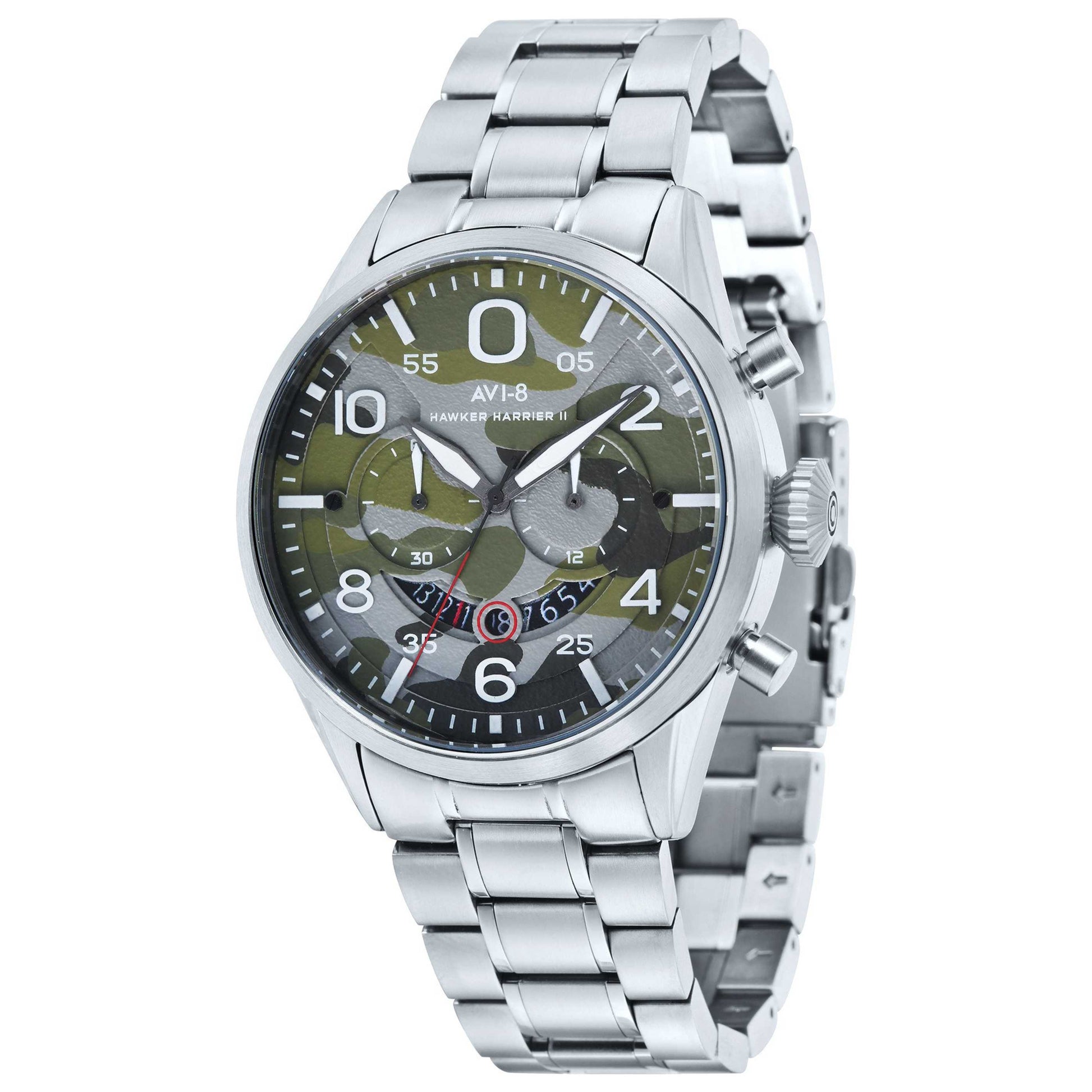 Front view of AVI-8 Hawker Men's Quartz Watch AV-4031-12