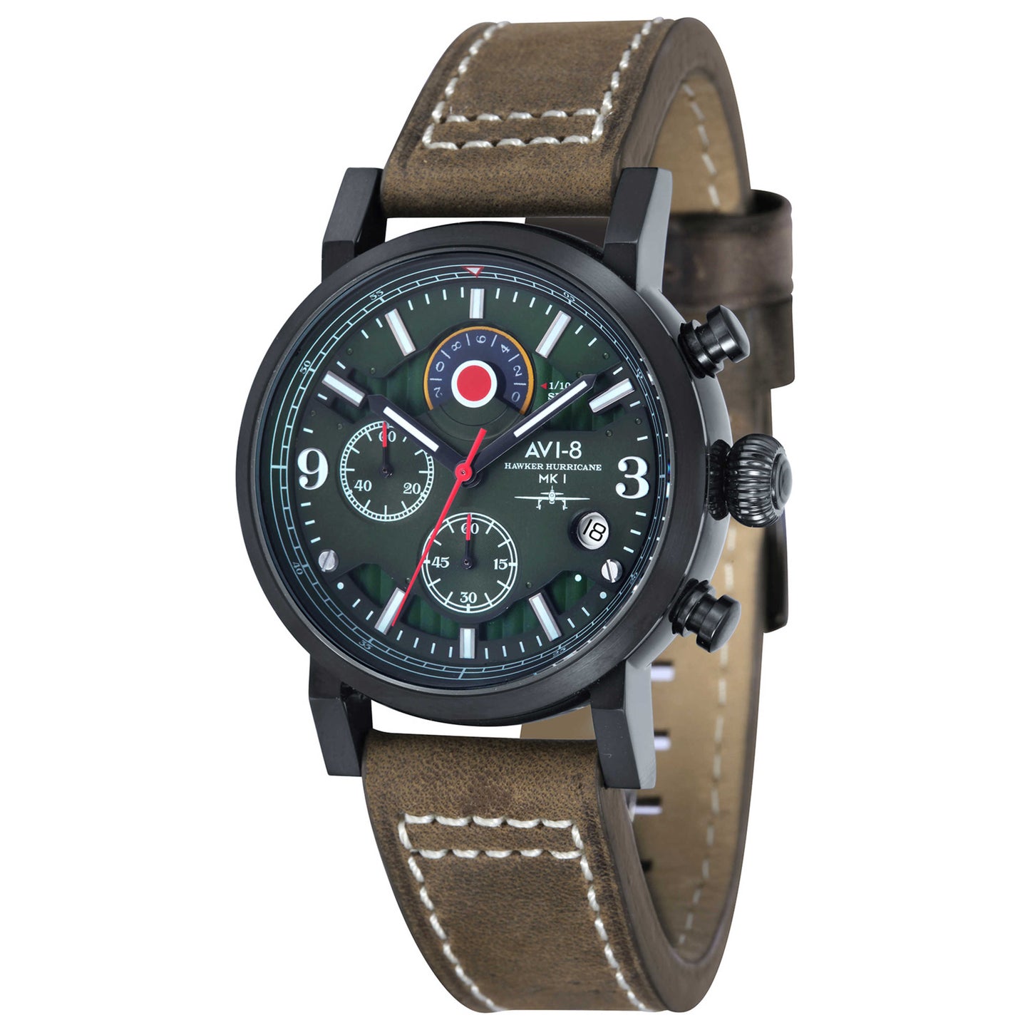 Front view of AVI-8 Hawker Men's Quartz Watch AV-4041-04
