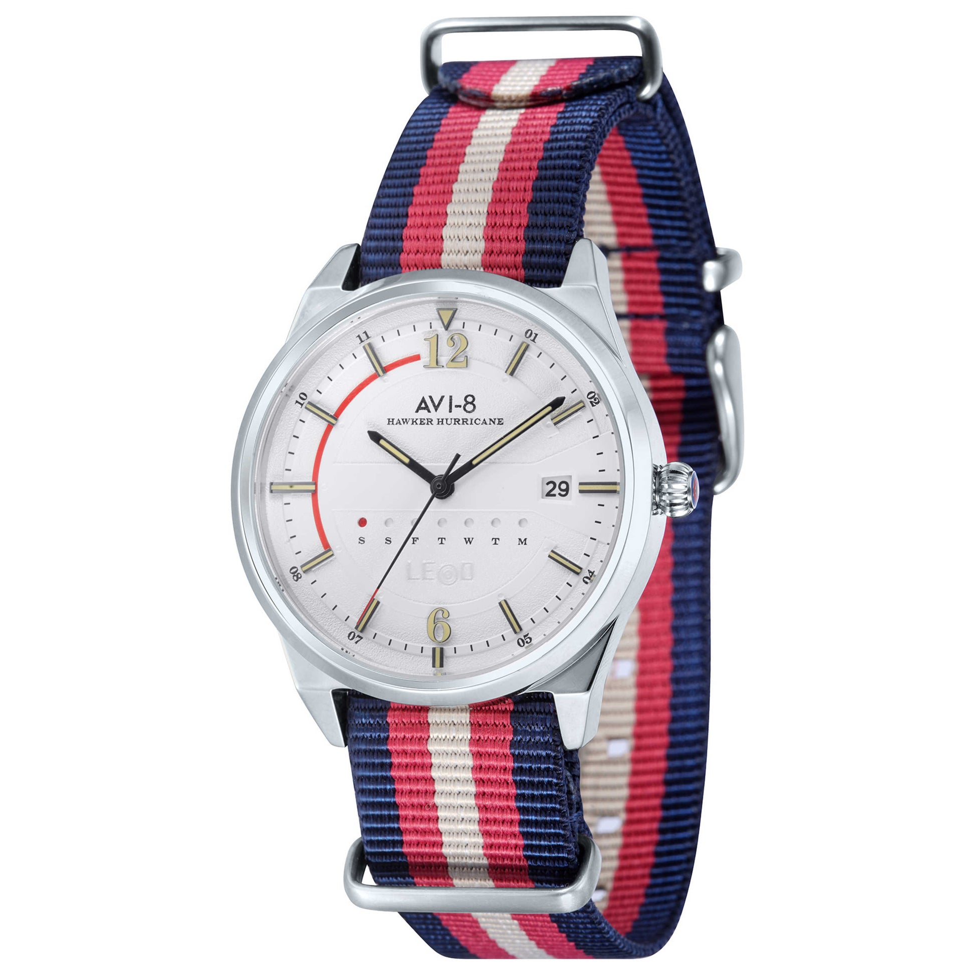 Front view of AVI-8 Hawker Men's Quartz Watch AV-4044-01