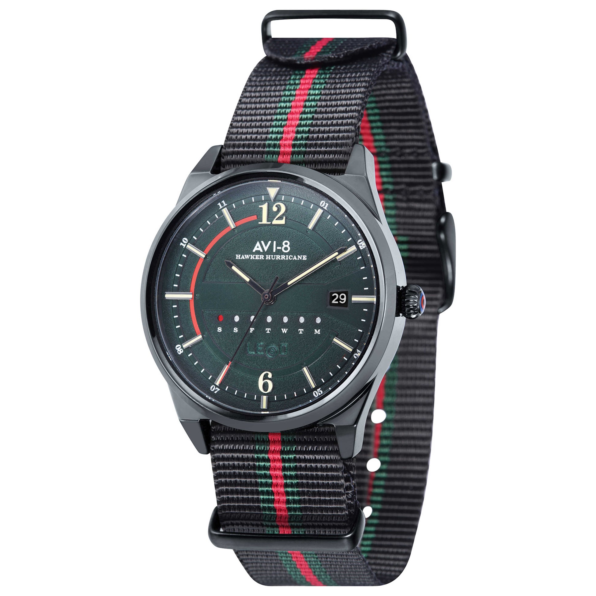 Front view of AVI-8 Hawker Men's Quartz Watch AV-4044-03