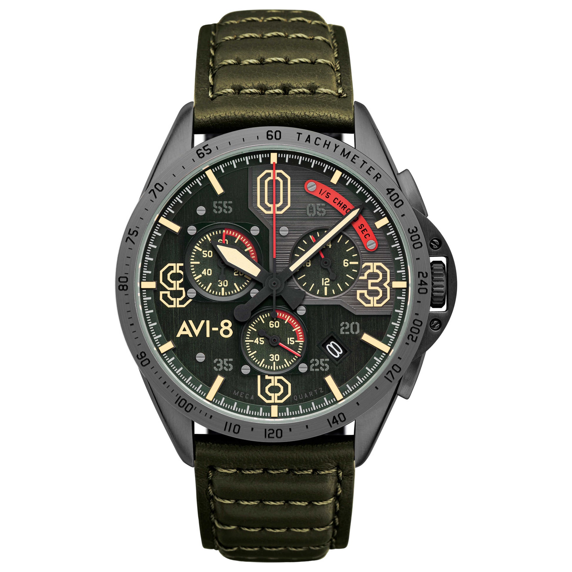 Front view of AVI-8 Blakeslee Men's Quartz Watch AV-4077-05