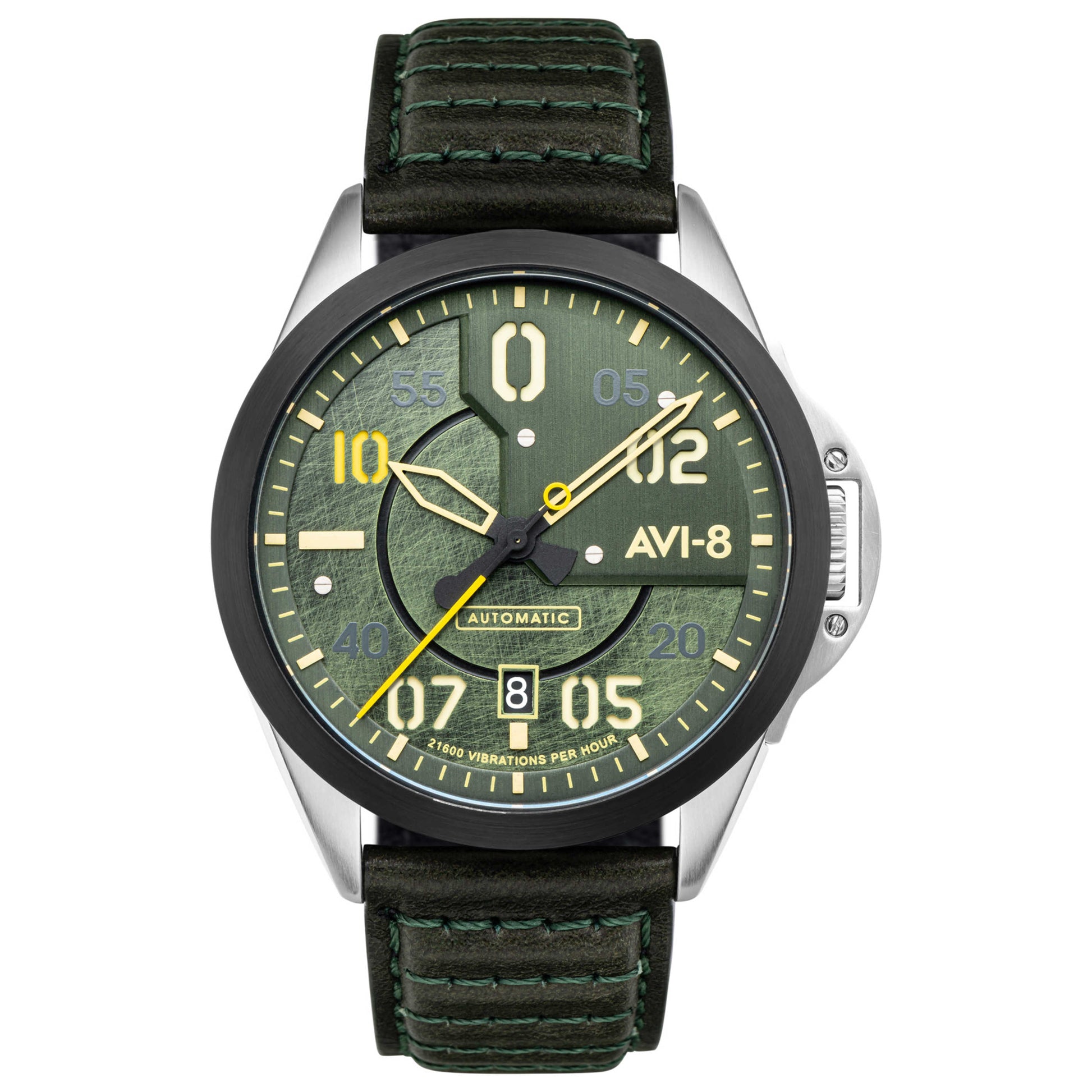 Front view of AVI-8 Hitchcock Men's Automatic Watch AV-4086-03
