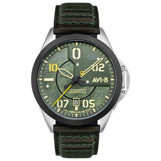 Front view of AVI-8 Hitchcock Men's Automatic Watch AV-4086-03