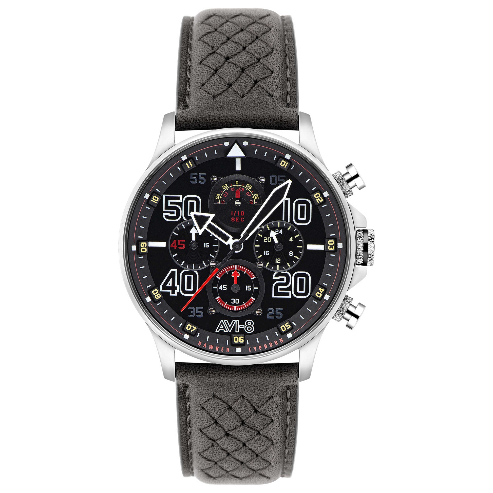 Front view of AVI-8 Typhoon RB396 Sheila Men's Quartz Watch AV-4093-05