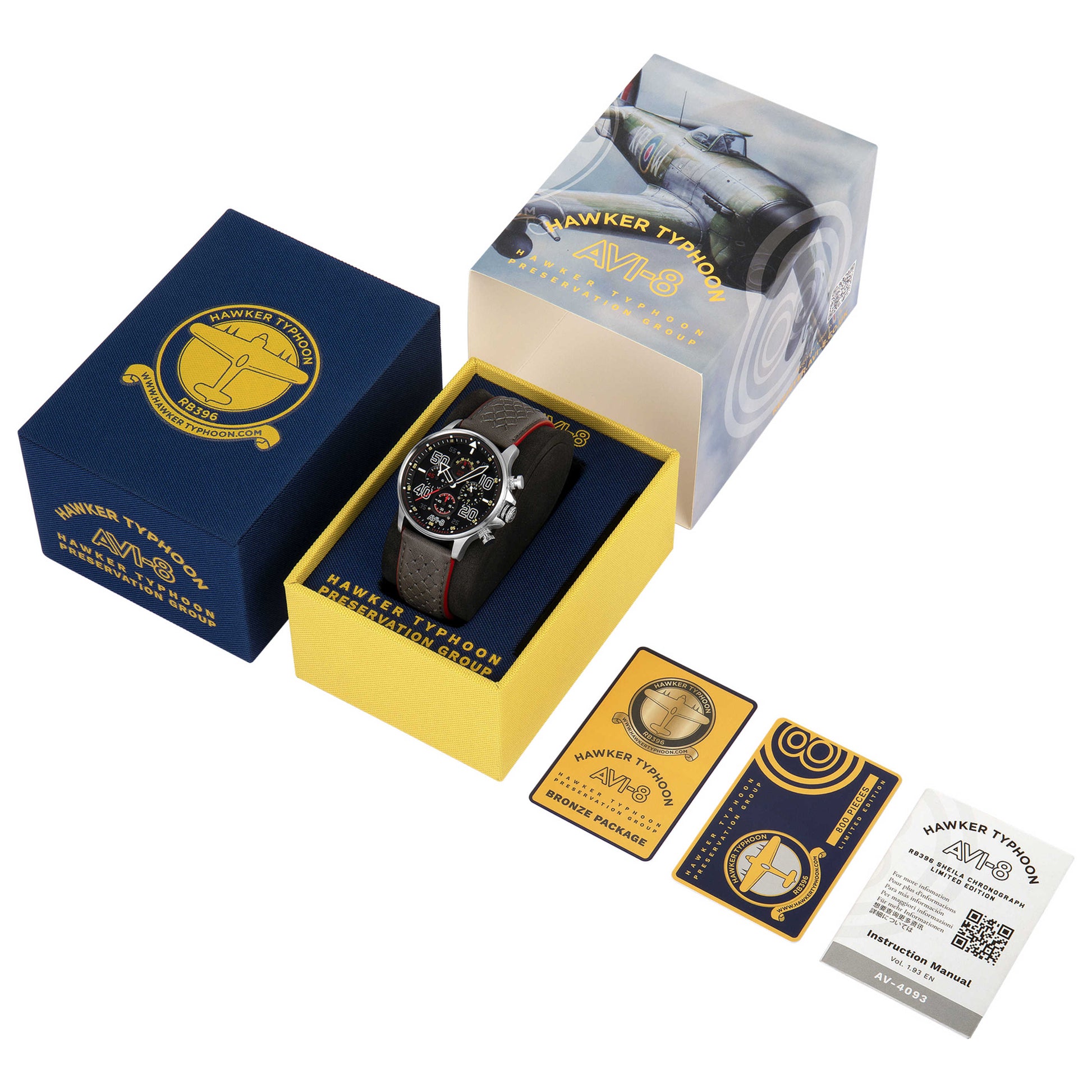 AVI-8 Typhoon RB396 Sheila Men's Quartz Watch AV-4093-05 - Image #6