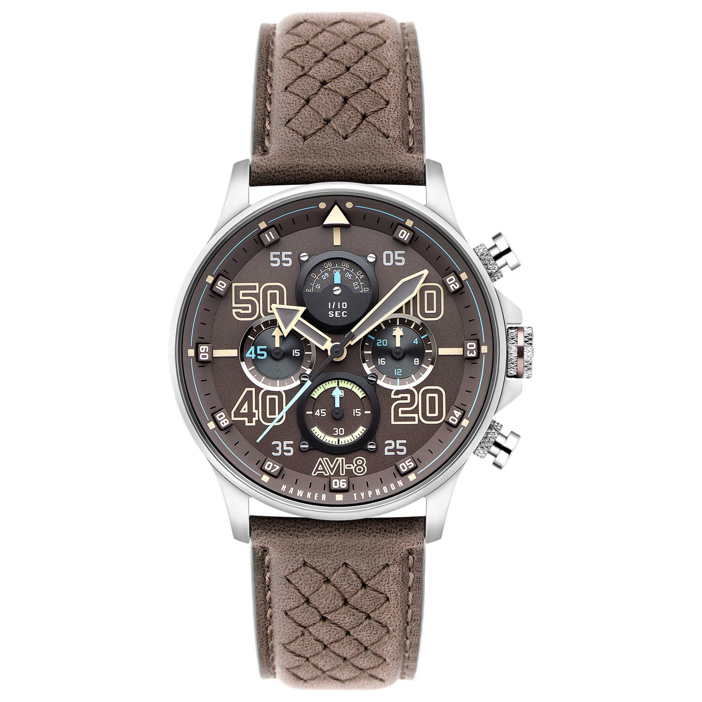 Front view of AVI-8 Typhoon RB396 Sheila Men's Quartz Watch AV-4093-06