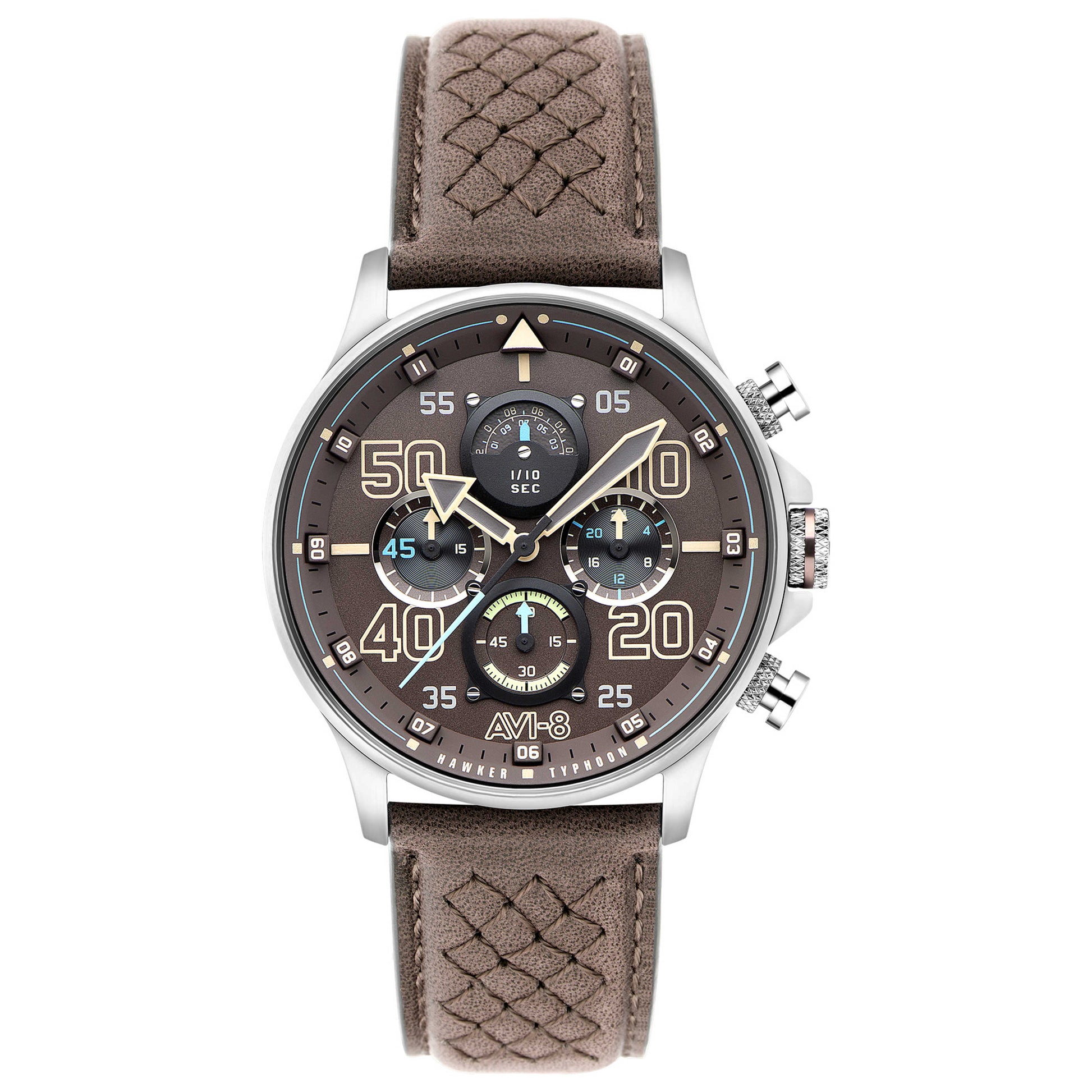 Front view of AVI-8 Typhoon RB396 Sheila Men's Quartz Watch AV-4093-06