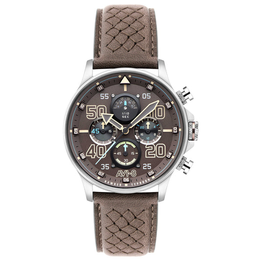 Front view of AVI-8 Typhoon RB396 Sheila Men's Quartz Watch AV-4093-06