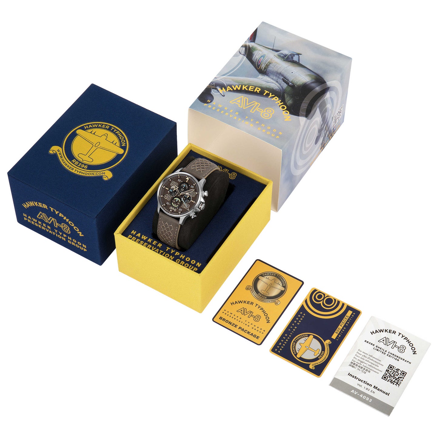 AVI-8 Typhoon RB396 Sheila Men's Quartz Watch AV-4093-06 - Image #6