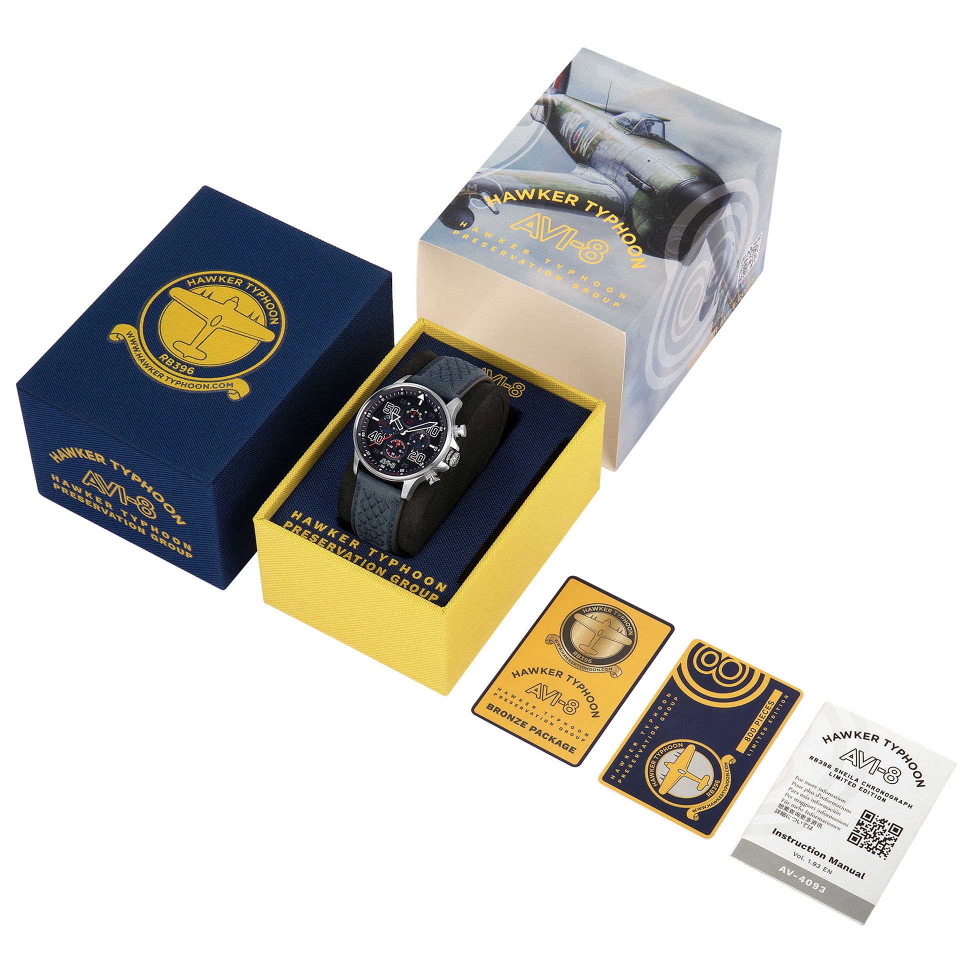 AVI-8 Typhoon RB396 Sheila Men's Quartz Watch AV-4093-07 - Image #6