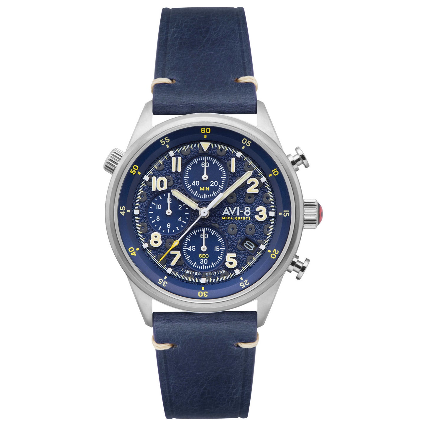 Front view of AVI-8 British Legion Tri-service Men's Quartz Watch AV-4102-RBL-02