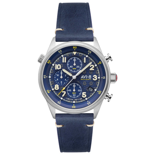 Front view of AVI-8 British Legion Tri-service Men's Quartz Watch AV-4102-RBL-02