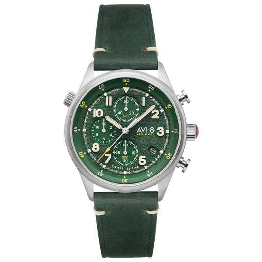 Front view of AVI-8 British Legion Tri-service Men's Quartz Watch AV-4102-RBL-03