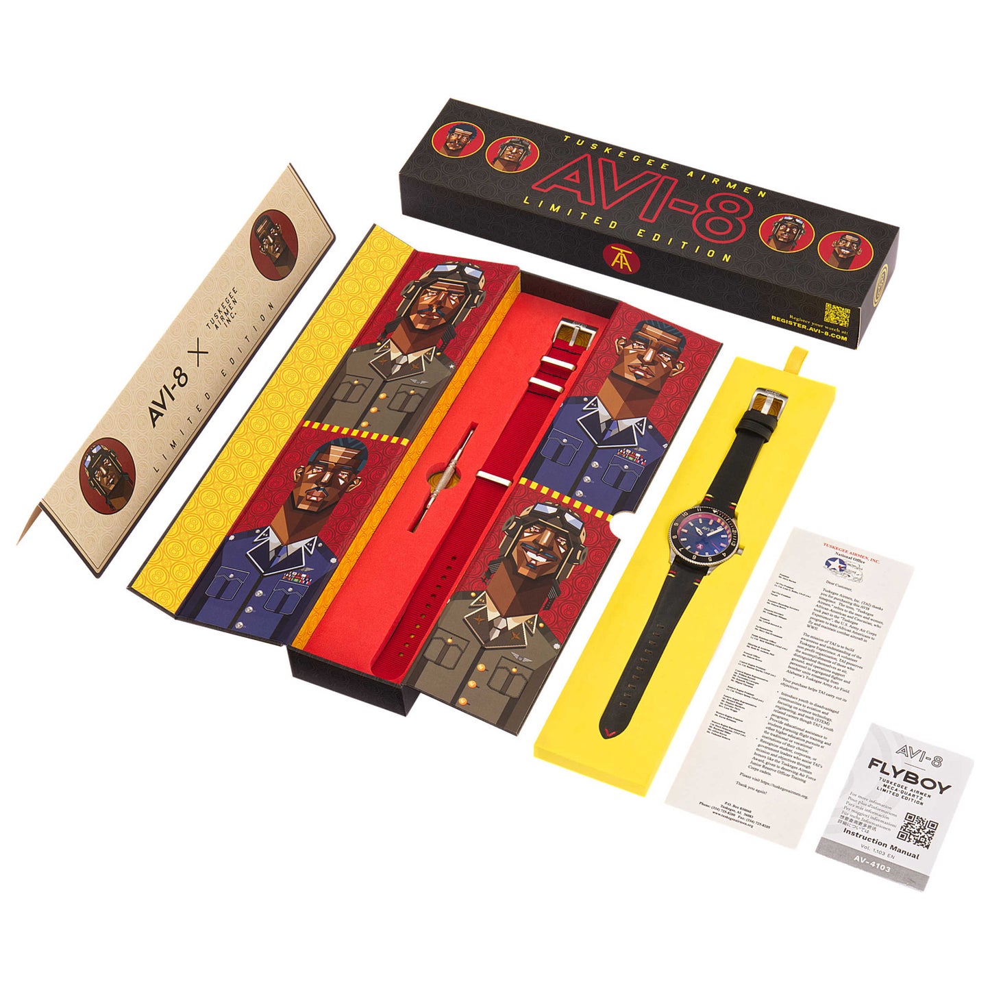 AVI-8 Tuskegee Airmen Men's Quartz Watch AV-4103-01 - Image #6