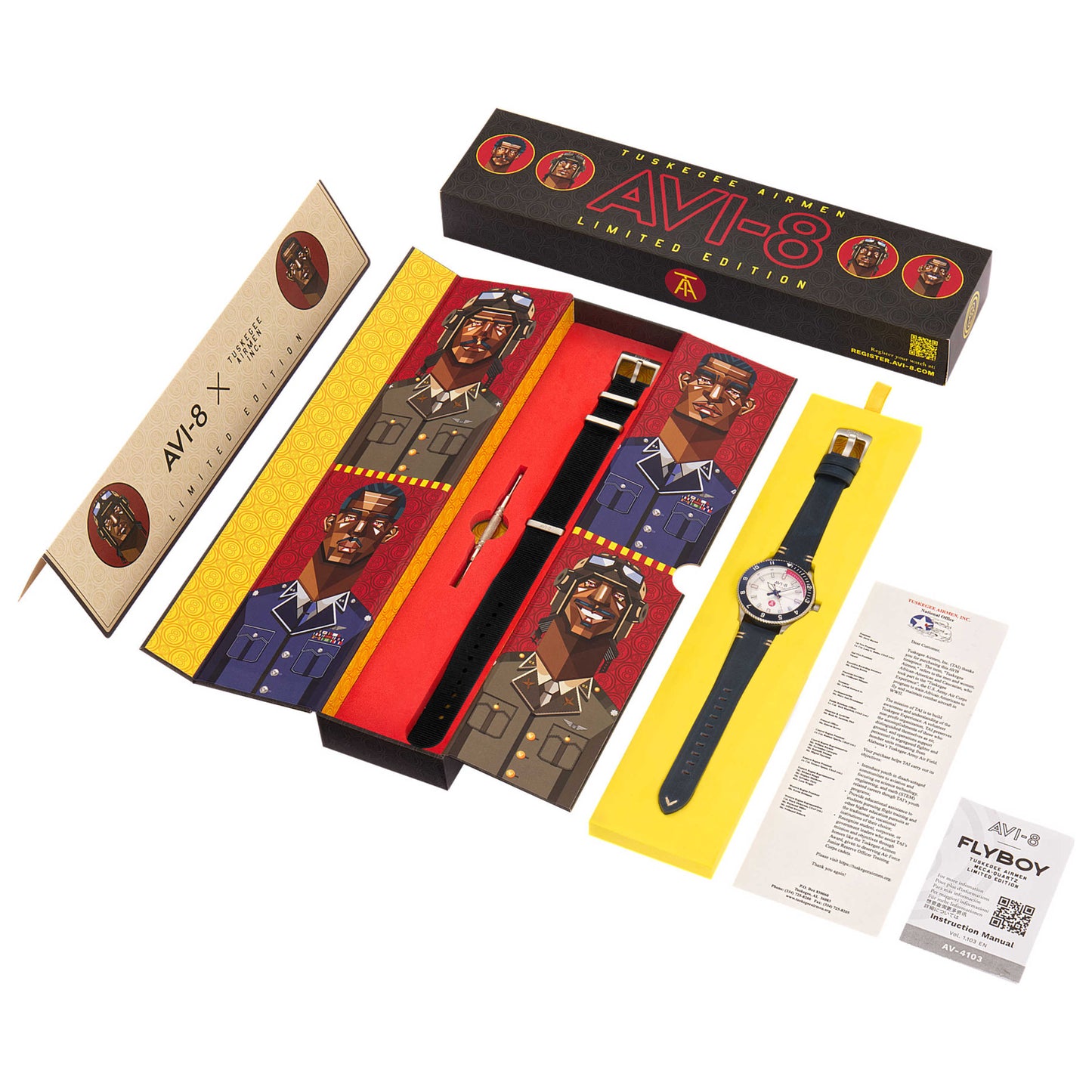 AVI-8 Tuskegee Airmen Men's Quartz Watch AV-4103-03 - Image #6