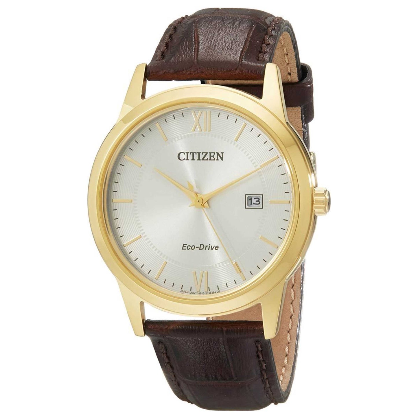 Front view of Citizen Eco-Drive Men's Solar Powered Quartz Eco-Drive Watch AW1232-04A