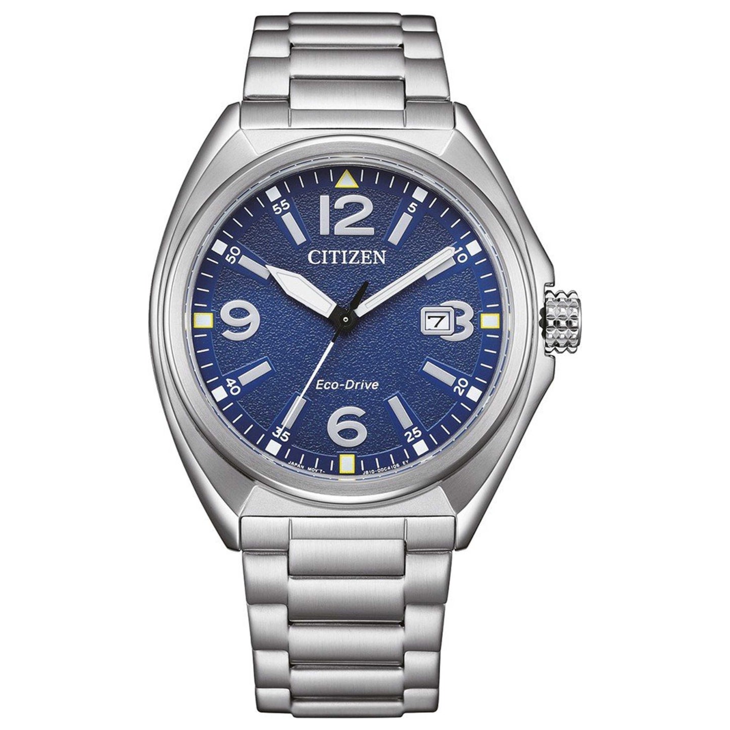 Front view of Citizen Classic Men's Solar Powered Quartz Eco-Drive Watch AW1571-76L