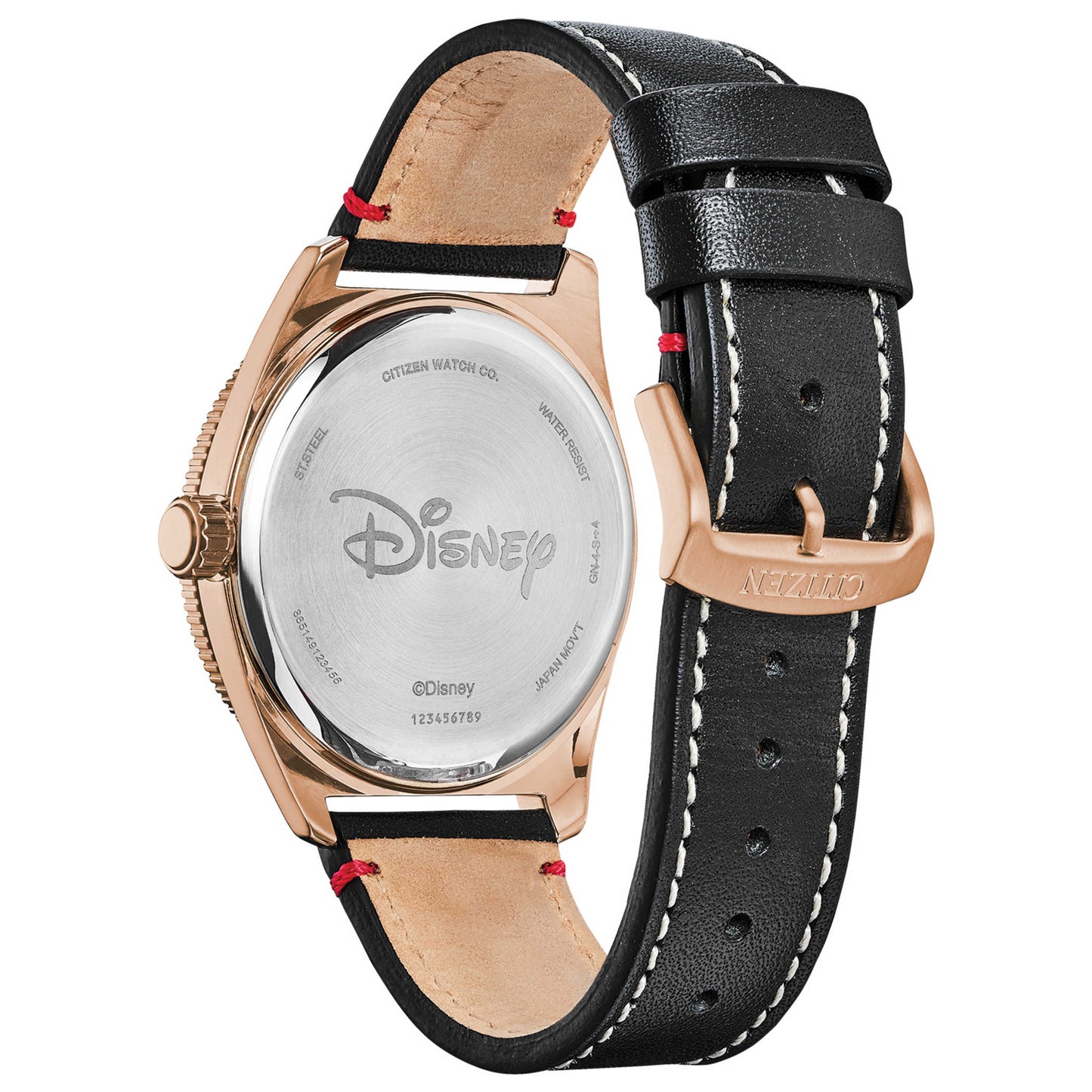 Left view of Citizen Mickey Mouse Men's Quartz Watch AW1596-08W