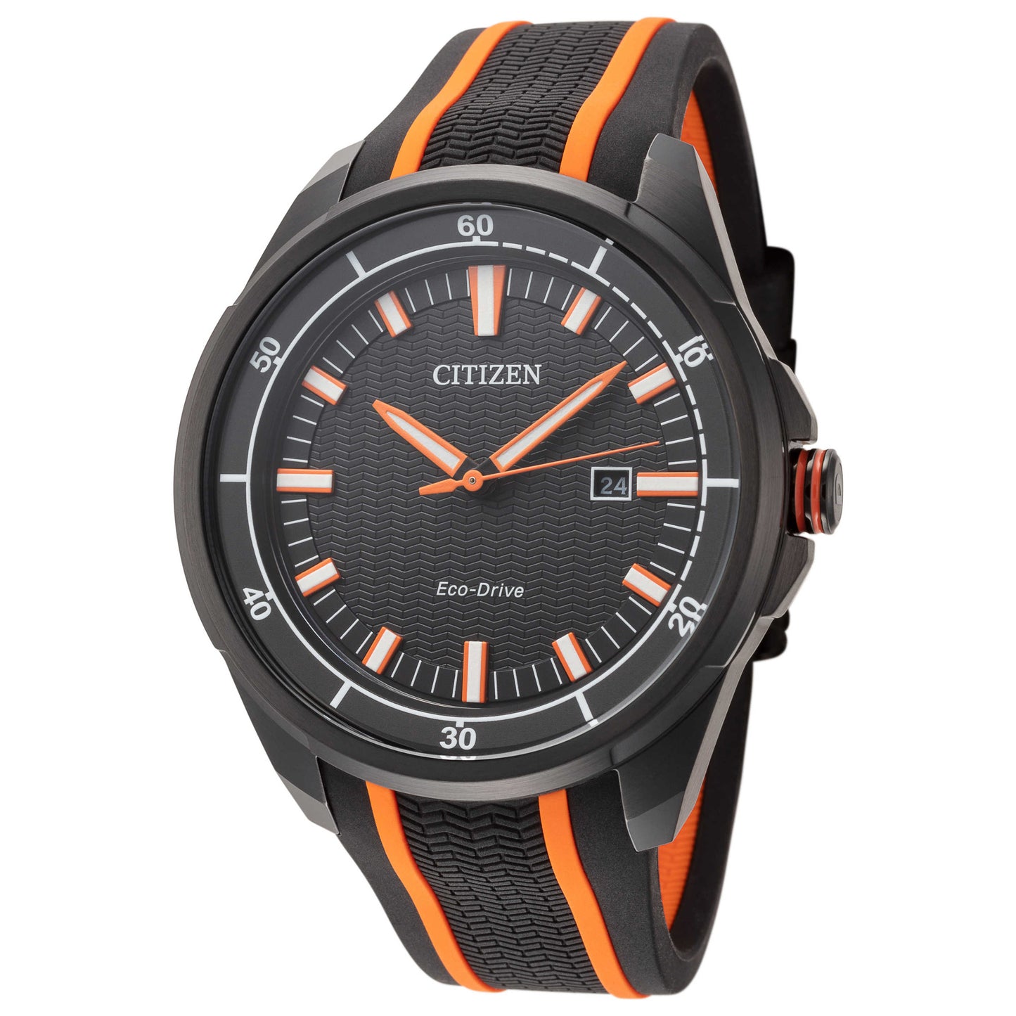 Front view of Citizen Drive Men's Solar Watch AW1608-01E