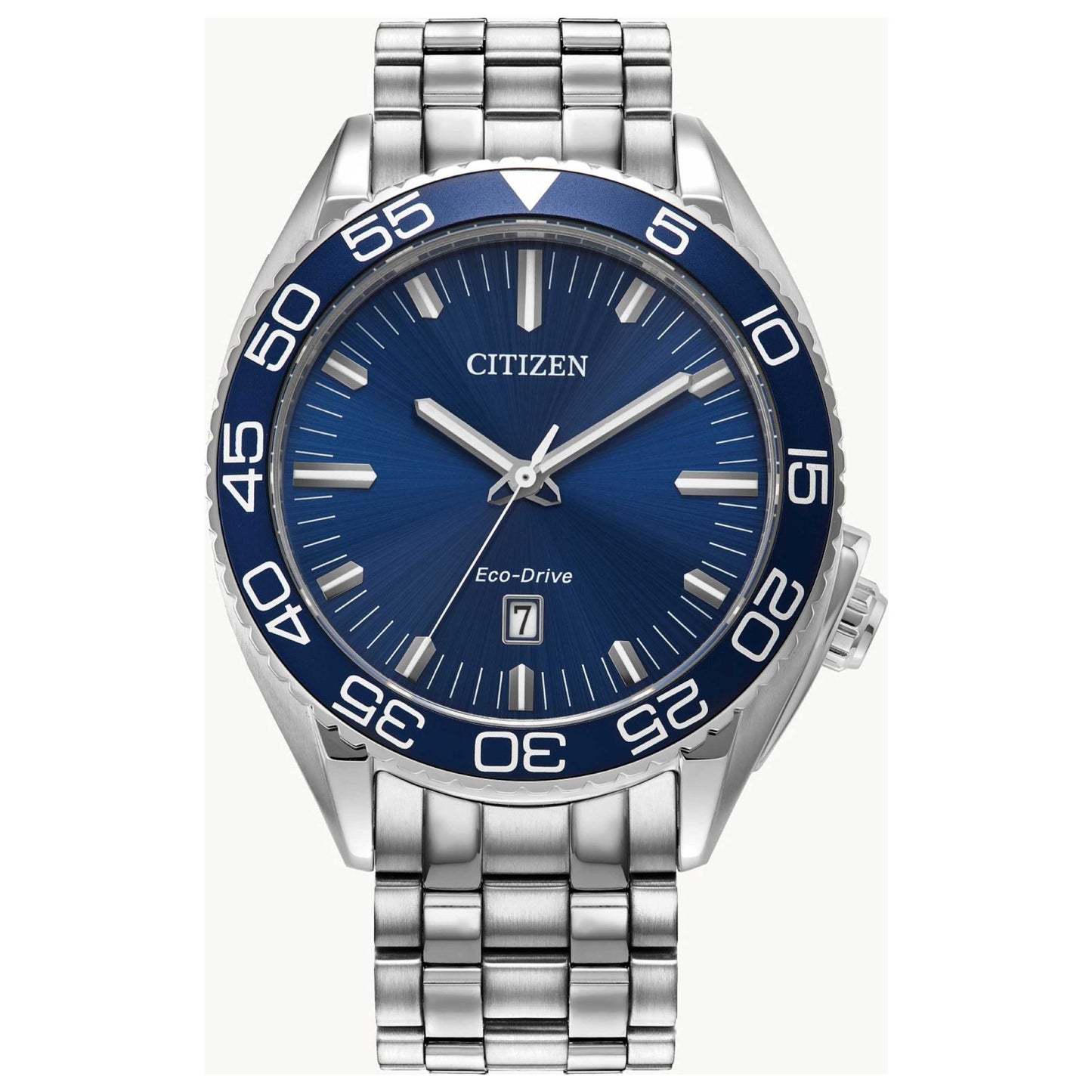 Front view of Citizen Carson Men's Solar Powered Quartz Eco-Drive Watch AW1770-53L
